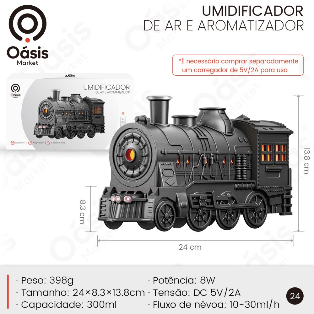 Umidificador 24cm OIH-6518