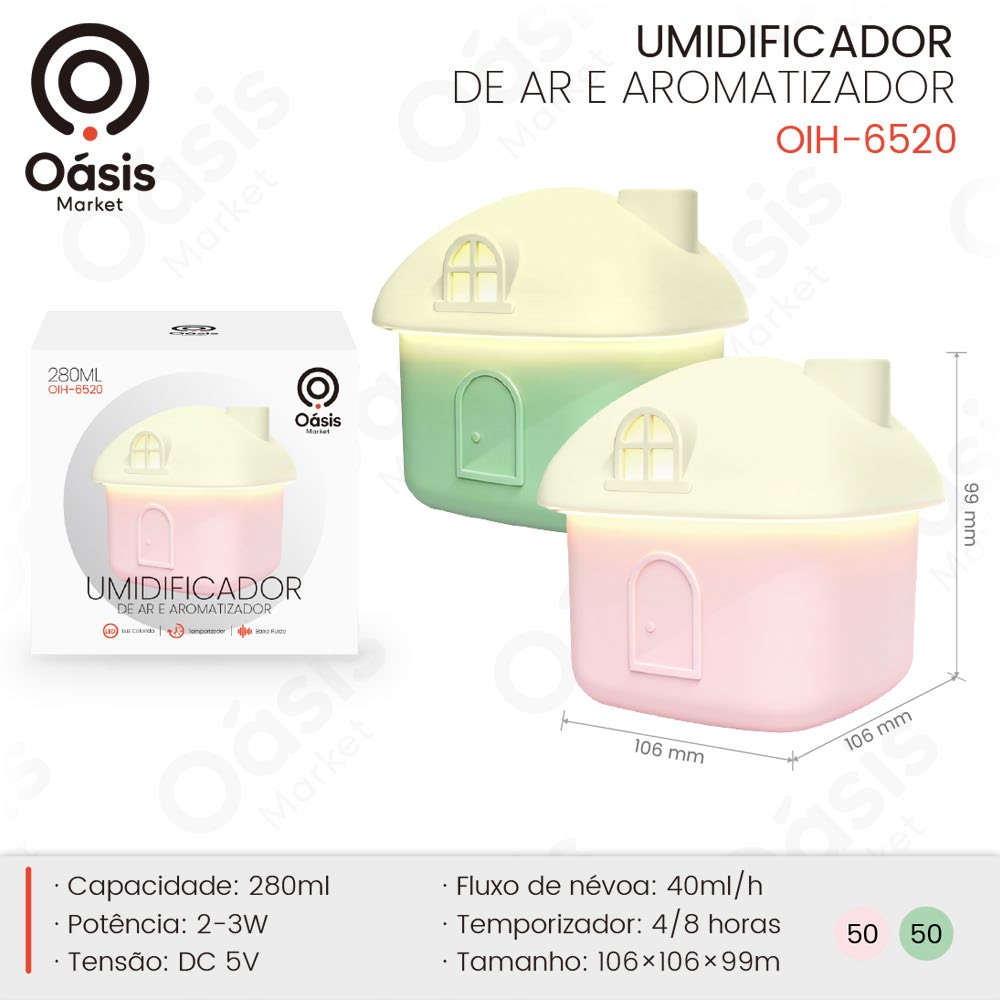 Umidificador 280ml OIH-6520