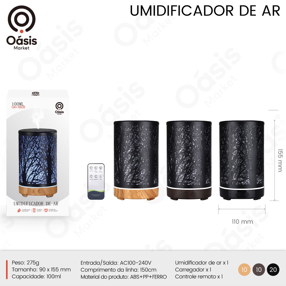 Umidificador de Ar 150mm OIH-6608