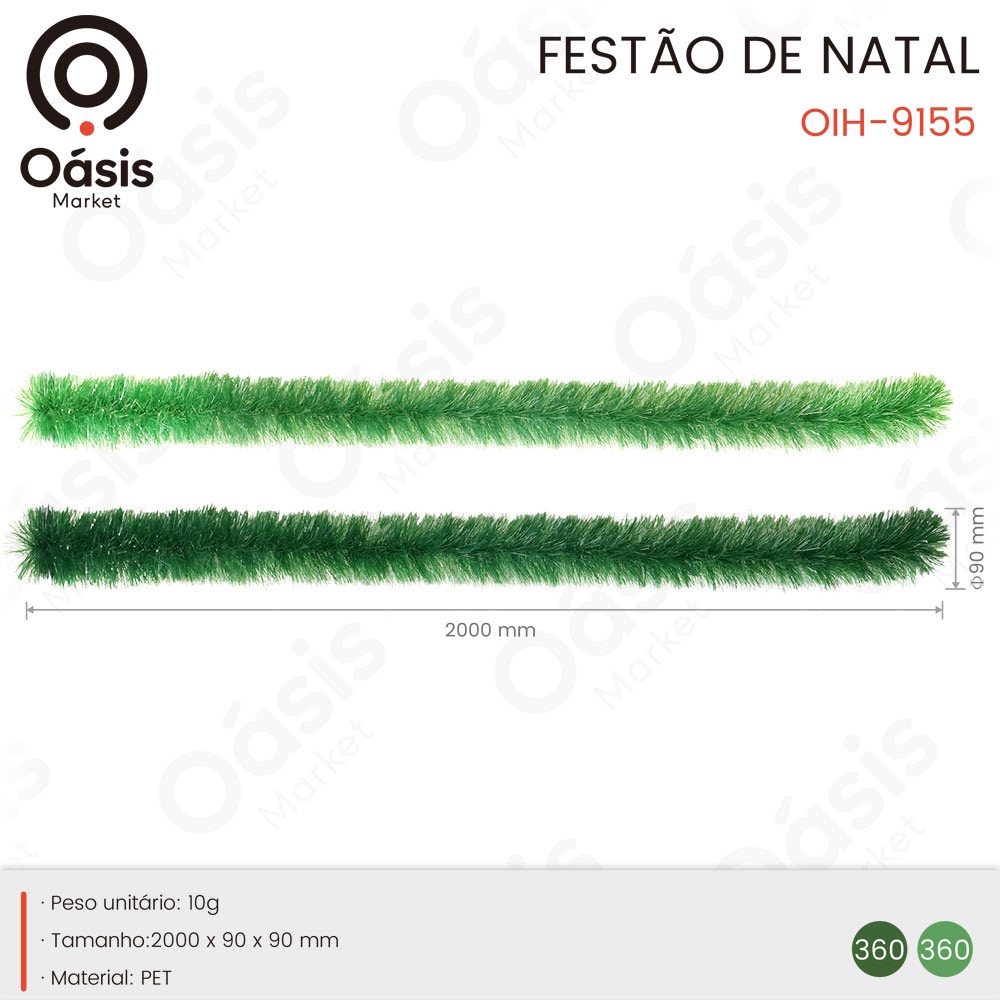 Festão de Natal 2000mm OIH-9155