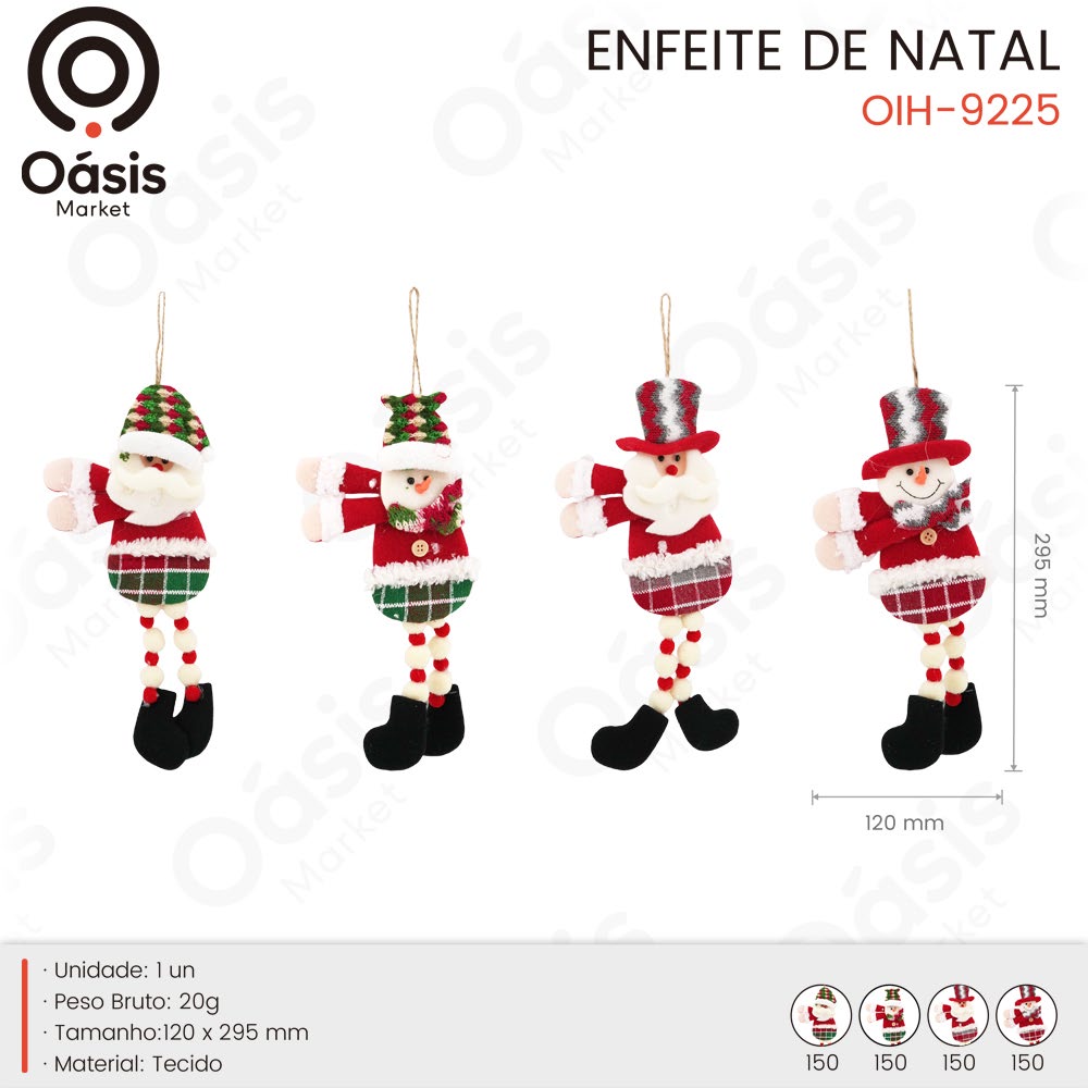 Enfeite de Natal 295mm OIH-9225