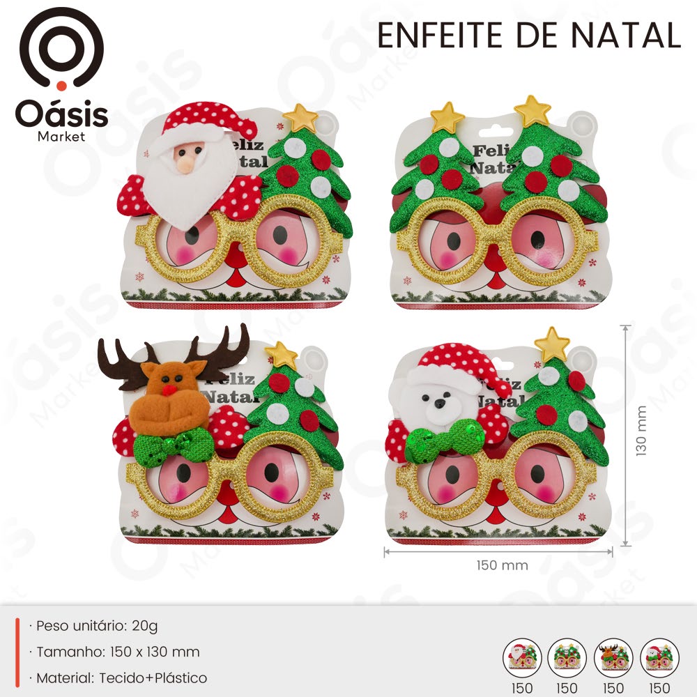 Enfeite de Natal 150mm OIH-9402