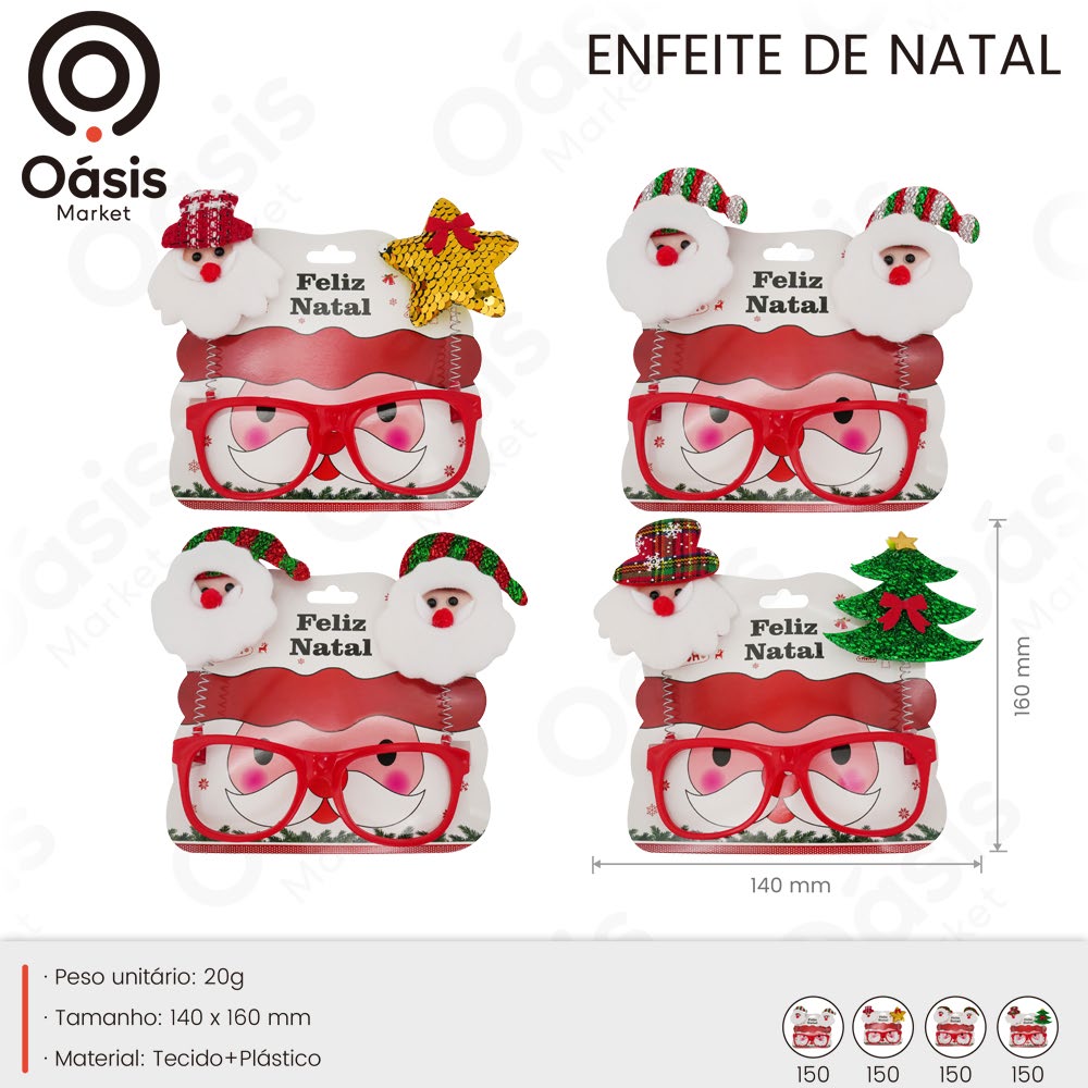 Enfeite de Natal 160mm OIH-9406