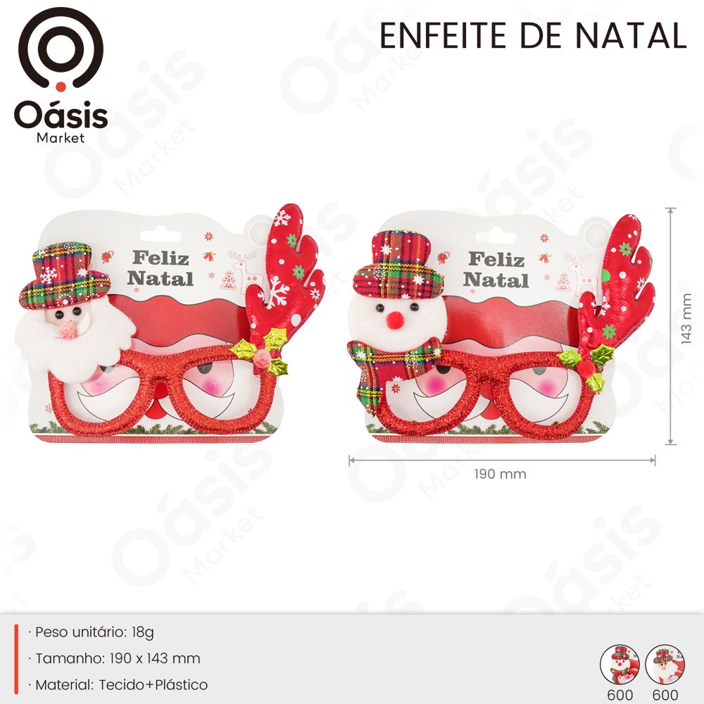 Enfeite de Natal 190mm OIH-9407