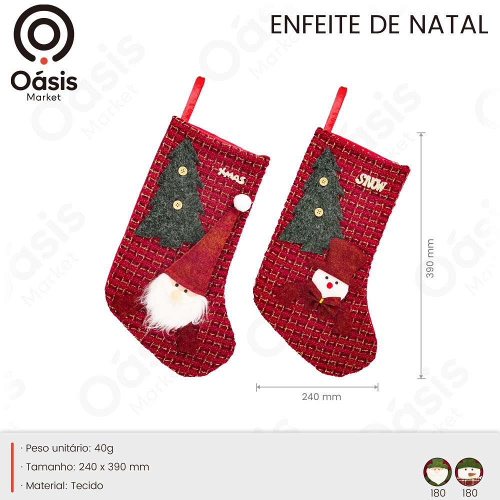 Enfeite de Natal 390mm OIH-9462