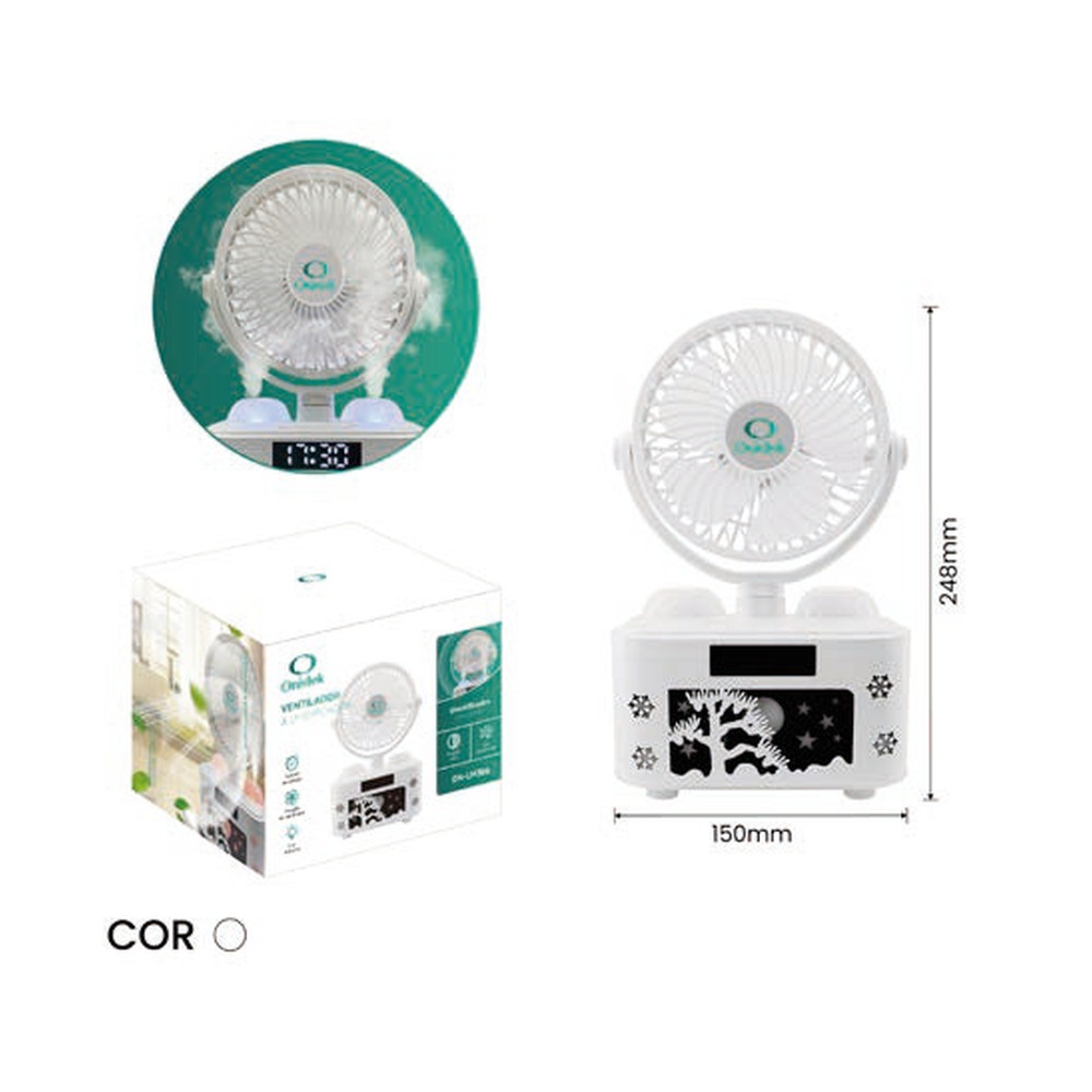 VENTILADOR UMIDIFICADOR 10W ON-LM306