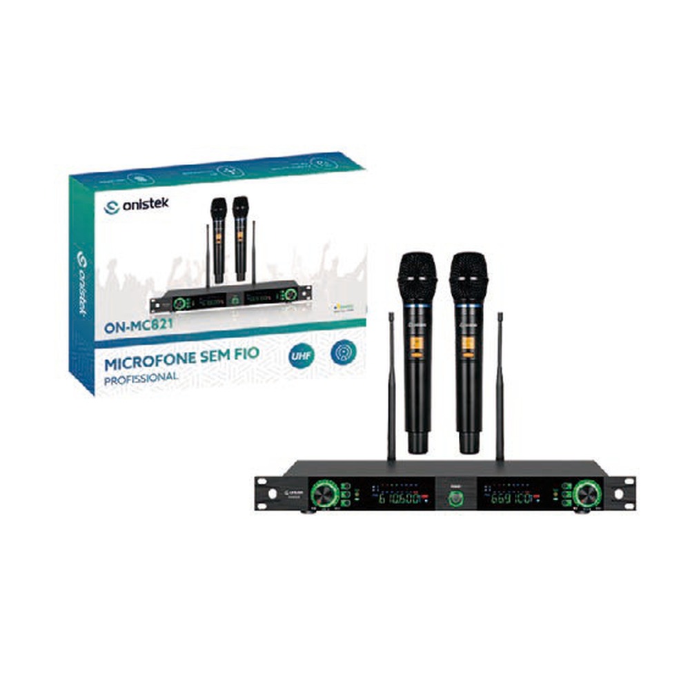 MICROFONE SEM FIO UHF ON-MC821