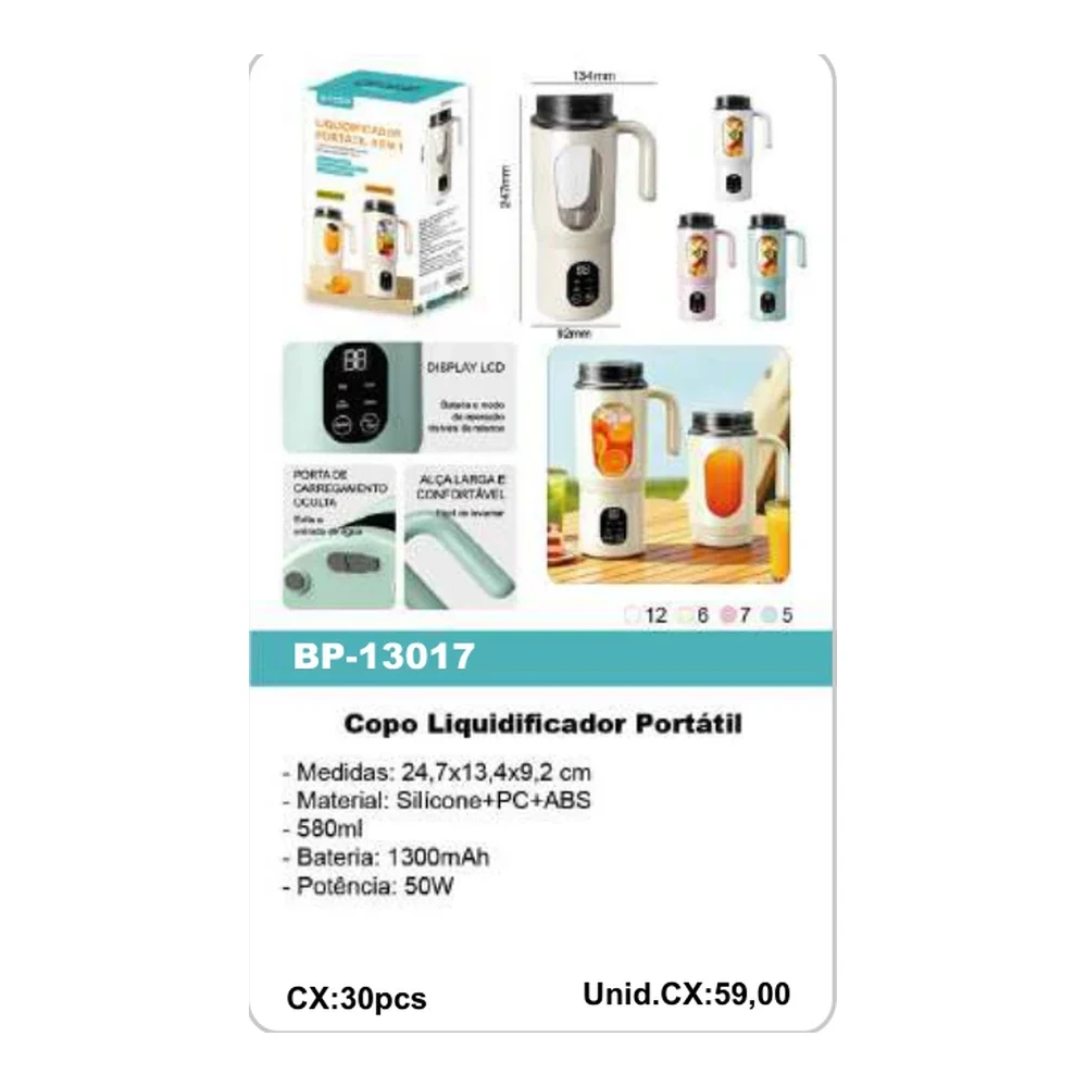 Copo Liquidificador Portátil BP-13017