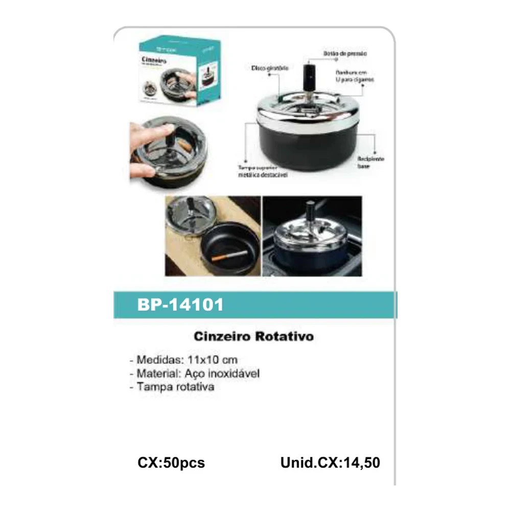 Cinzeiro Rotativo BP-14101