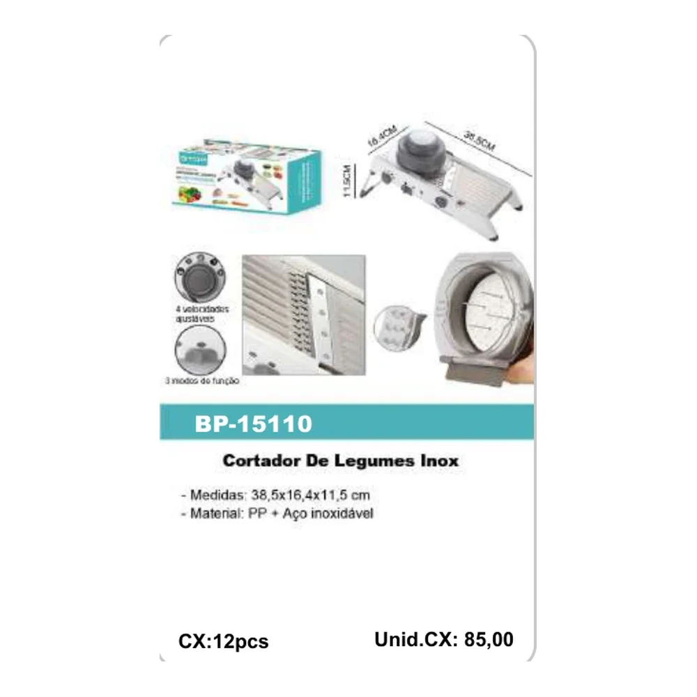 Cortador De Legumes Inox BP-15110