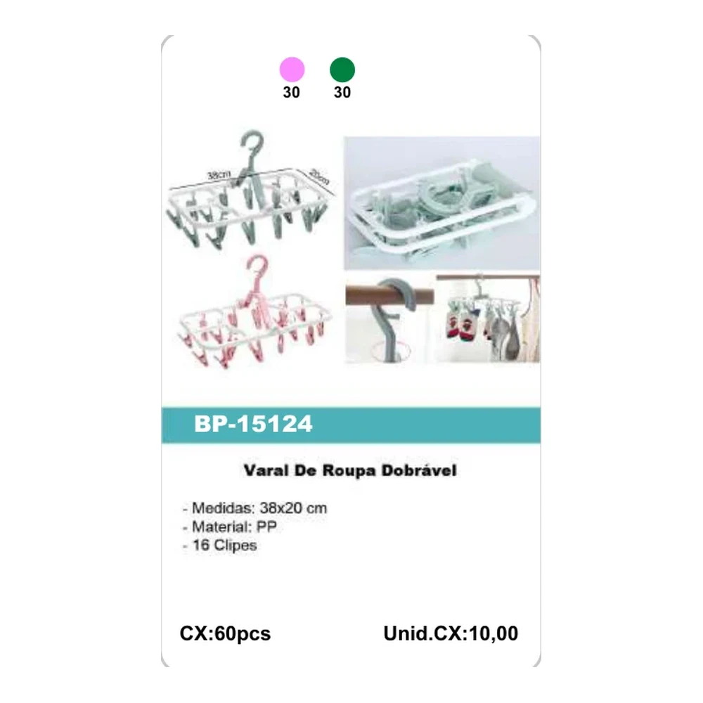 Varal Roupa Dobravel BP-15124
