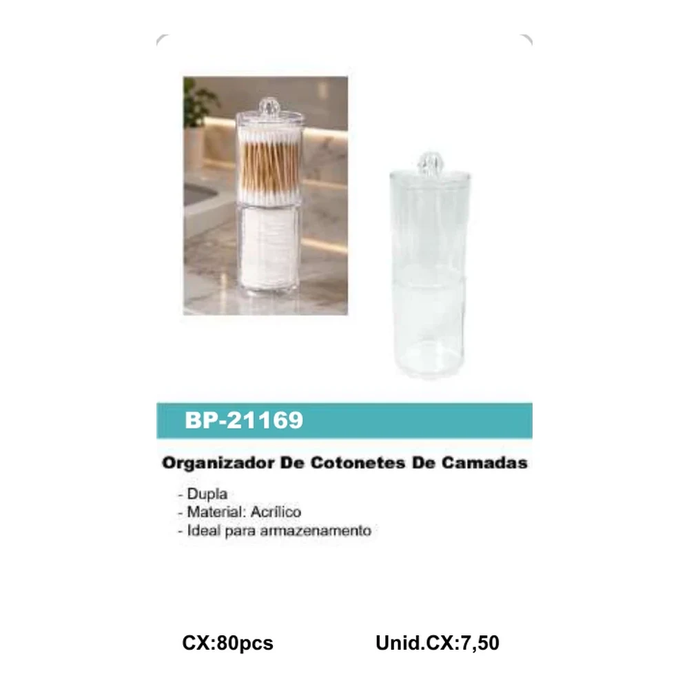 Organizador De Cotonetes De Camadas BP-21169