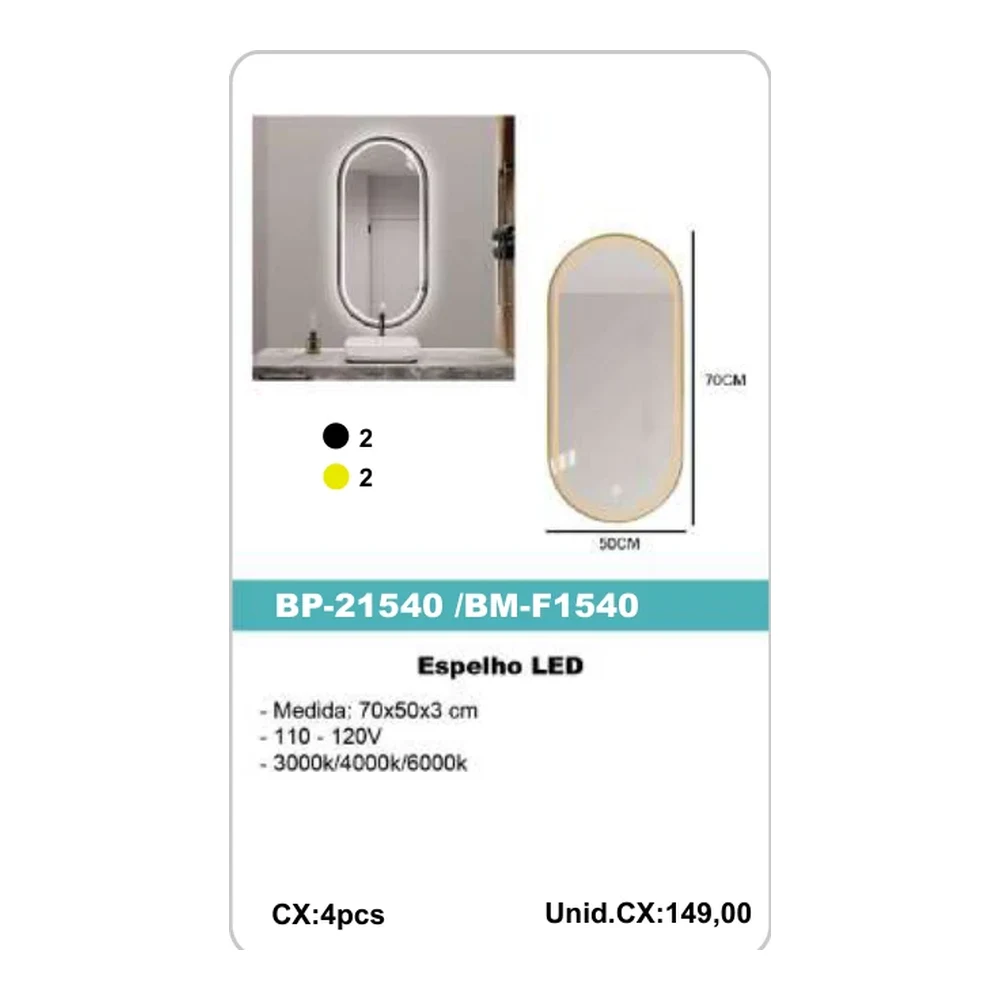 Espelho LED BP-21540