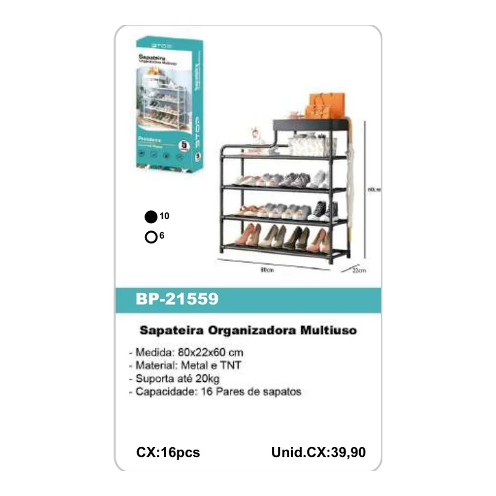 Sapateira Organizadora Multiuso BP-21559