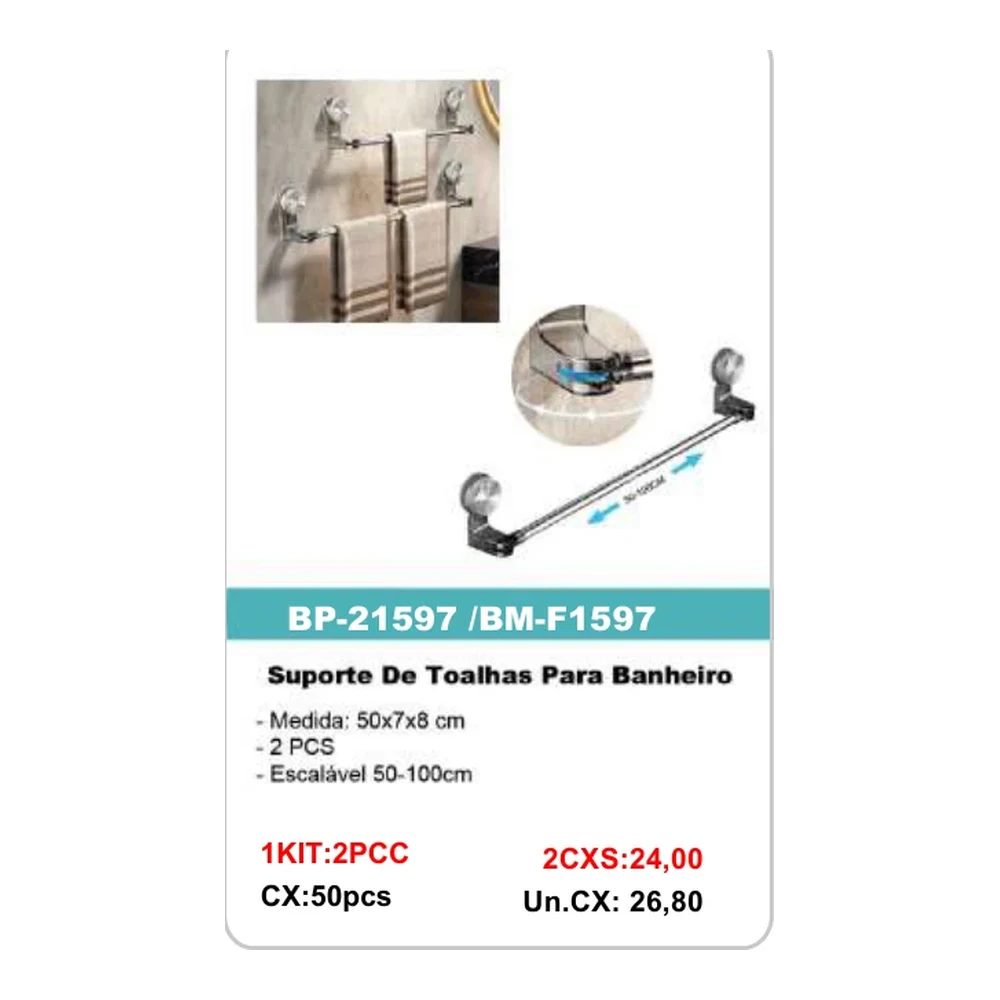 Suporte De Toalhas Para Banheiro BP-21597