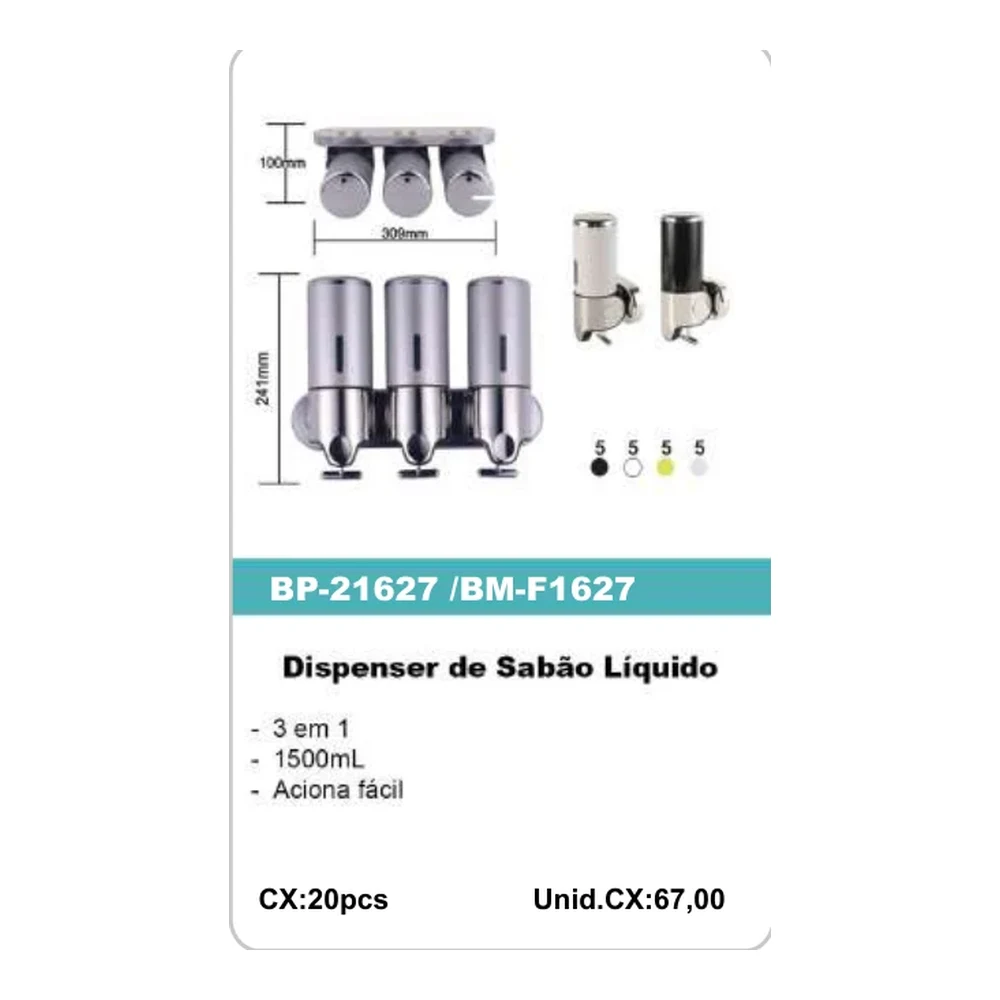 Dispenser de Sabão Líquido BP-21627