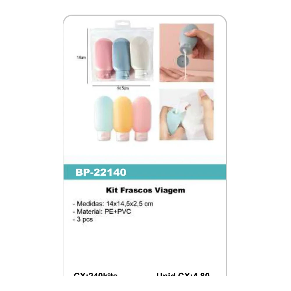 Kit Frascos Viagem BP-22140