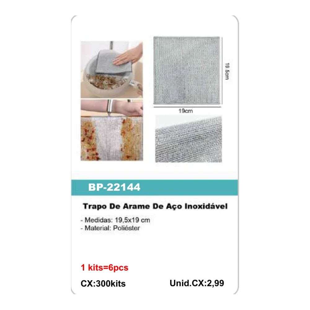 Trapo De Arame De Aço BP-22144