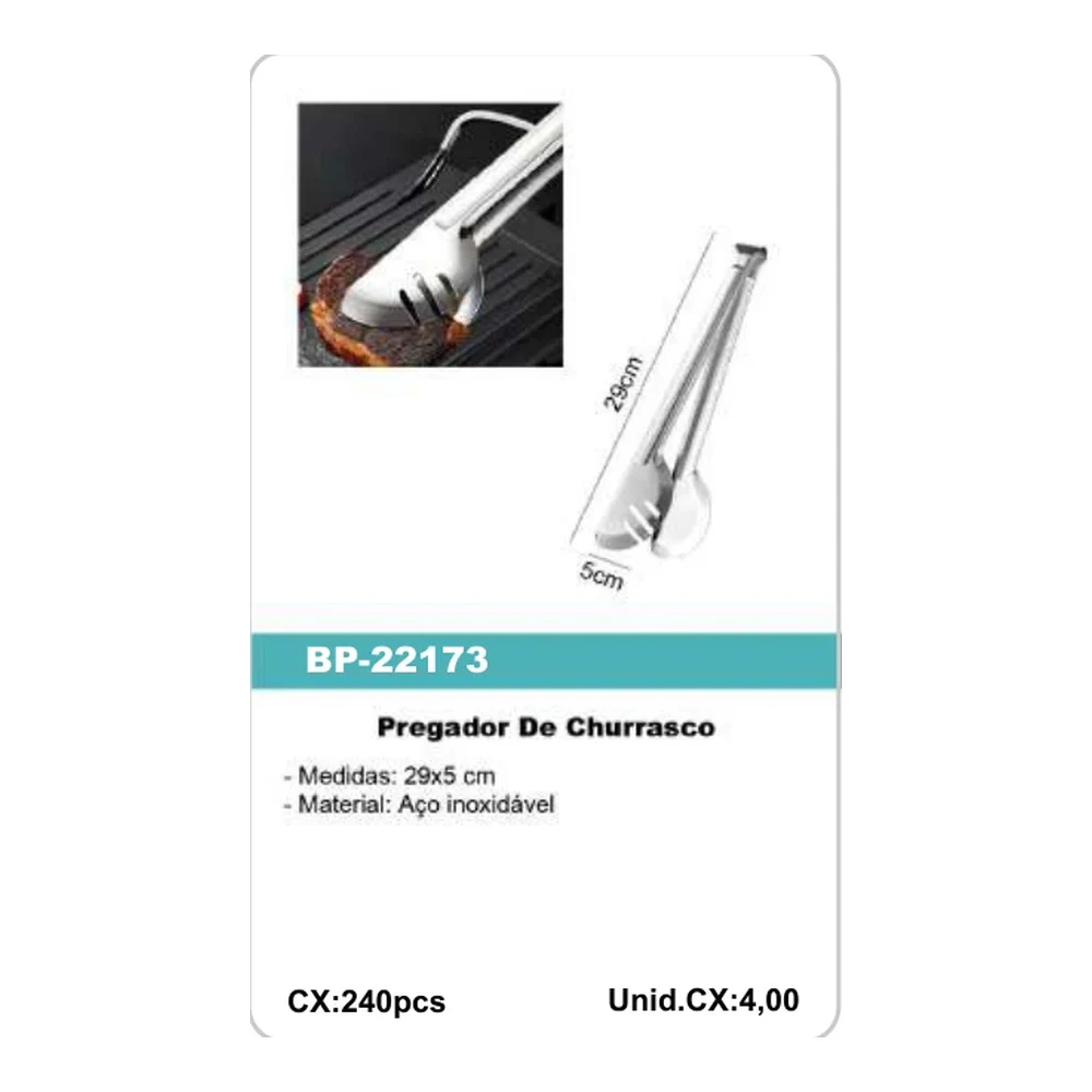 Pregador De Churrasco BP-22173