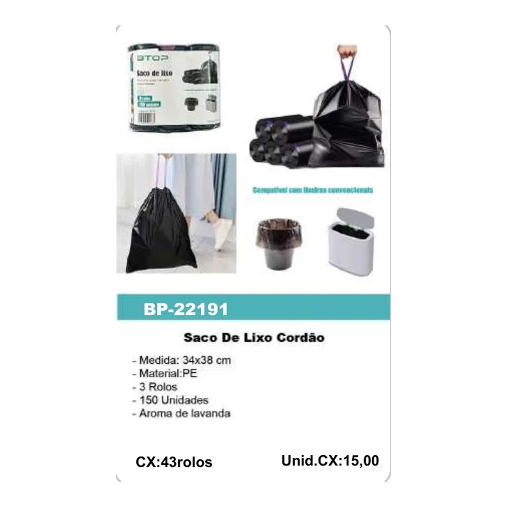 Saco De Lixo Cordão BP-22191