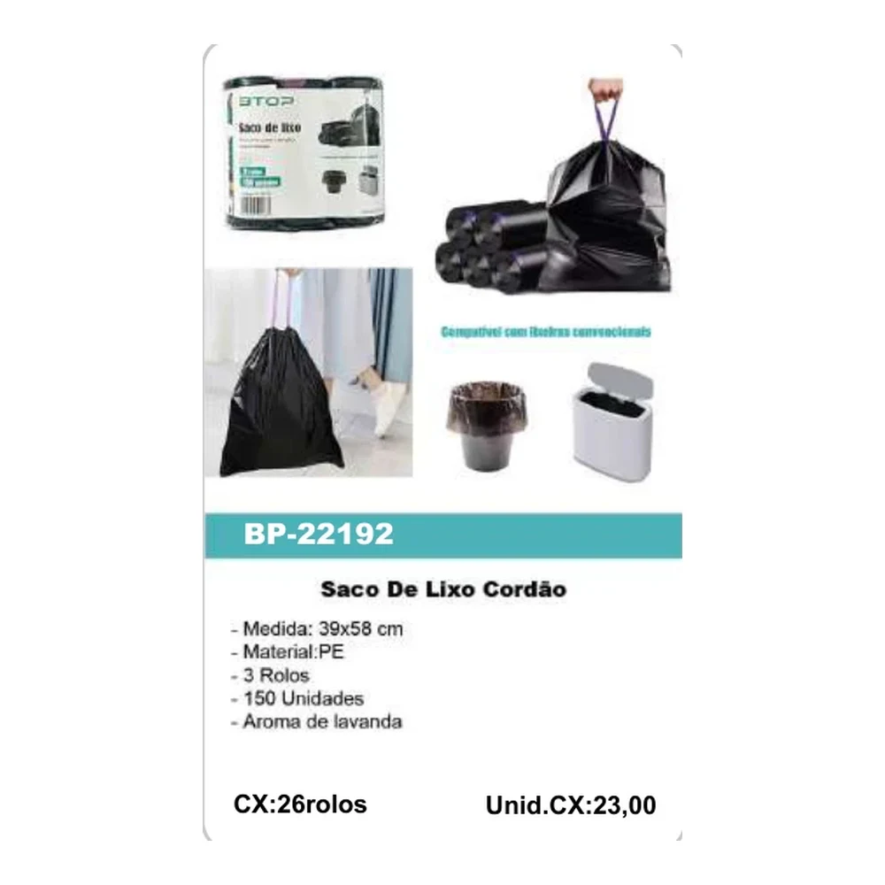 Saco De Lixo Cordão BP-22192