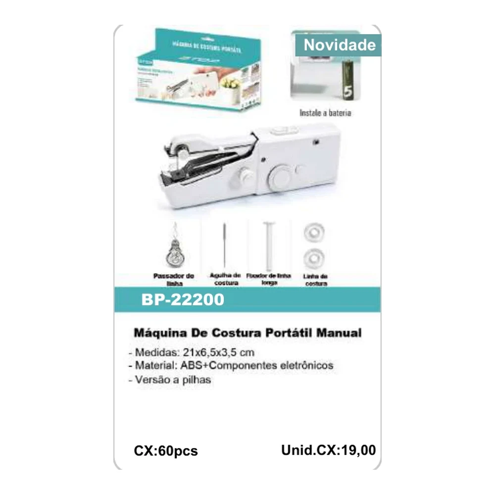 Maquina De Costura Portátil Manual BP-22200