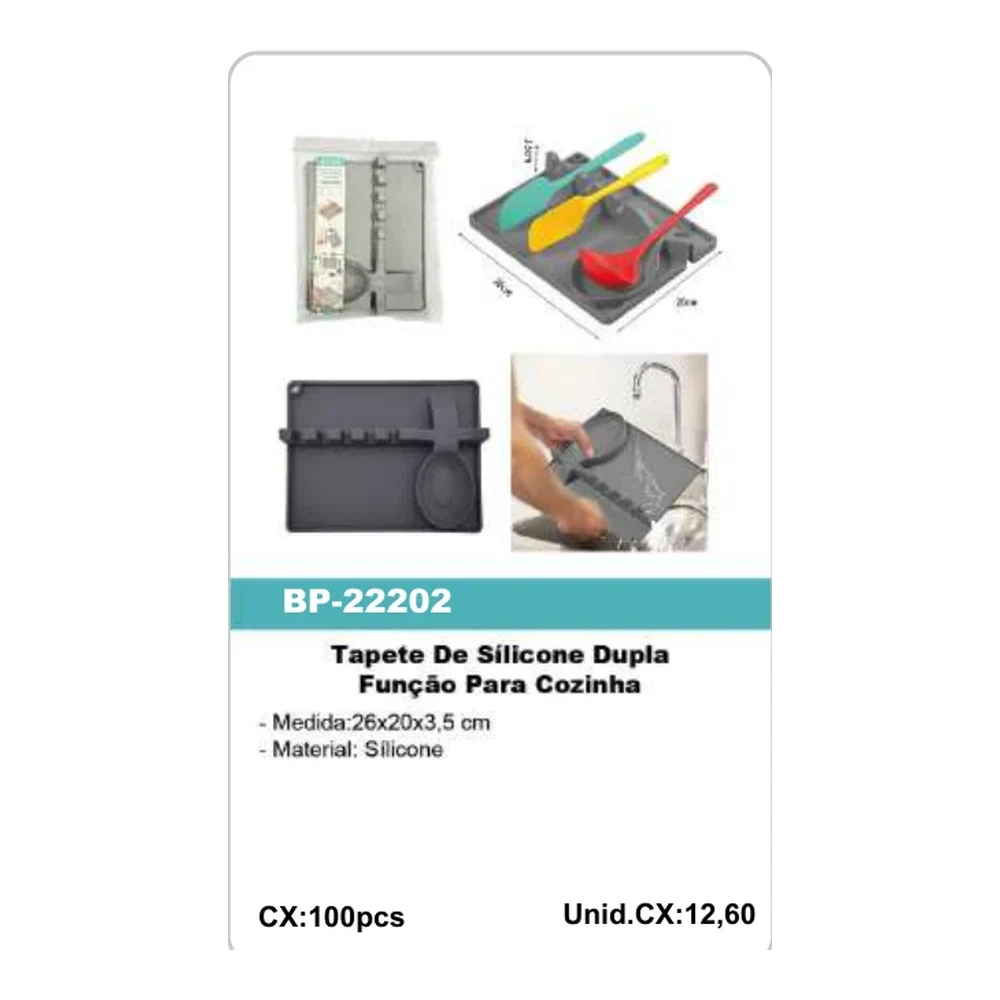 Tapete De Silicone Dupla BP-22202
