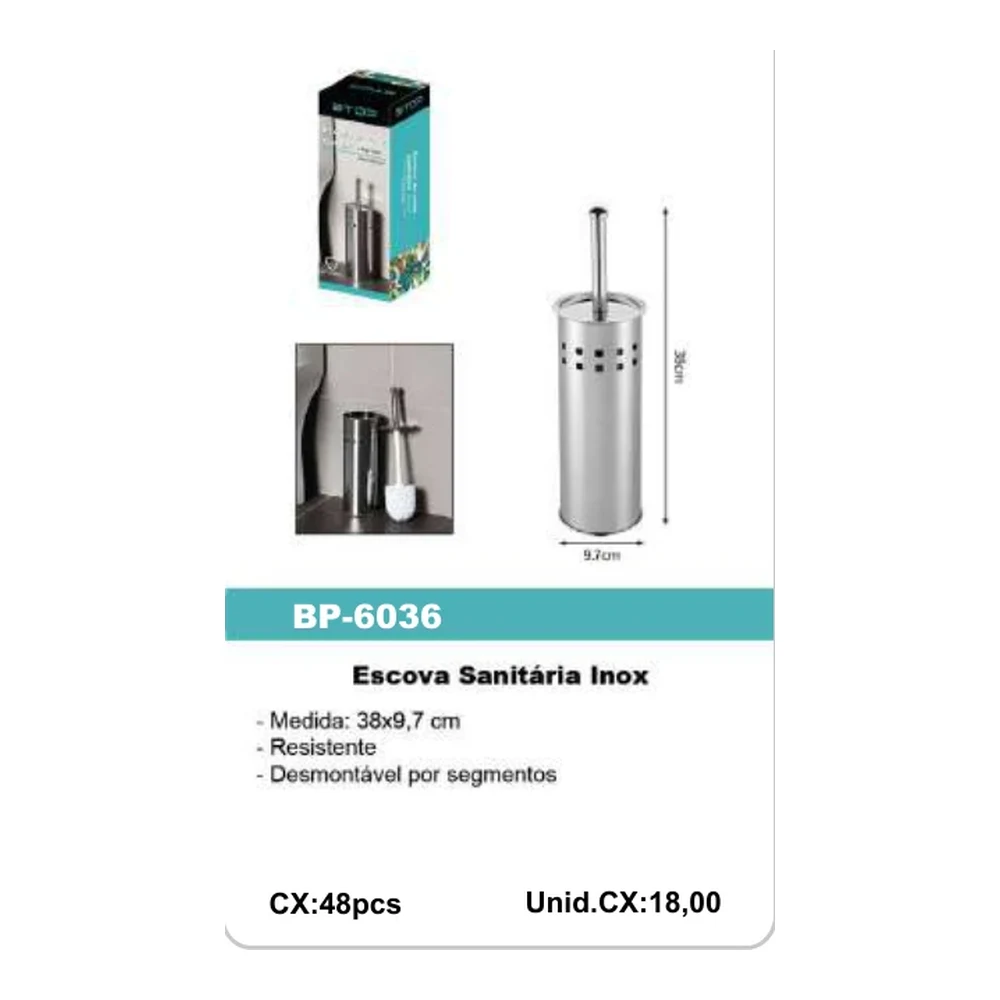 Escova Sanitaria Inox BP-6036