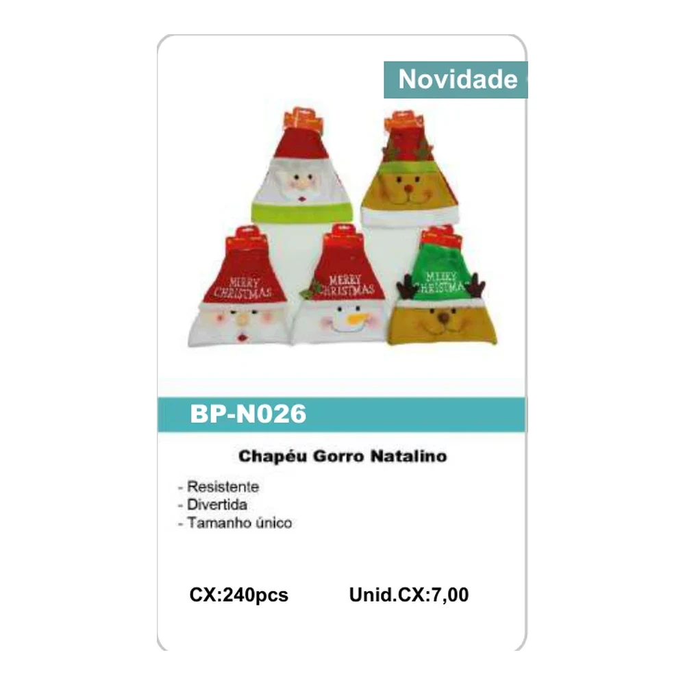 Chapéu Gorro Natalino BP-N026