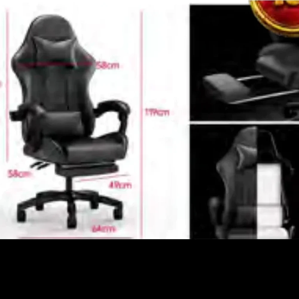 CADEIRA GAMER COR PRETO LC-001B