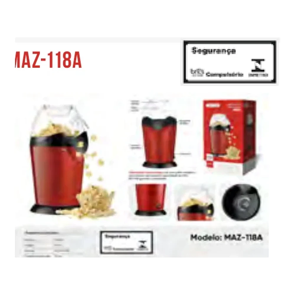 MAQUINA DE PIPOQUEIRA 127V MAZ-118A