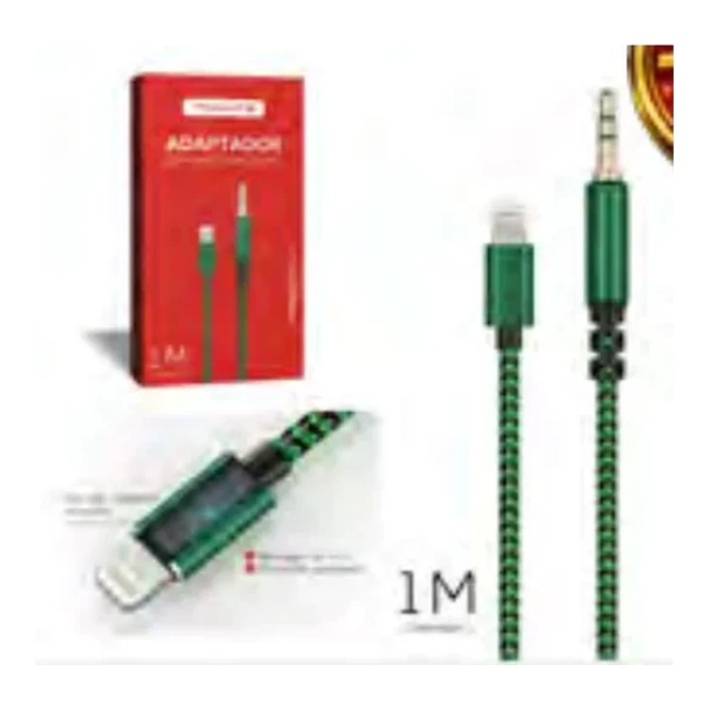 ADAPTADOR LIGHTNING PARA 3.5MM 1M MCB-041