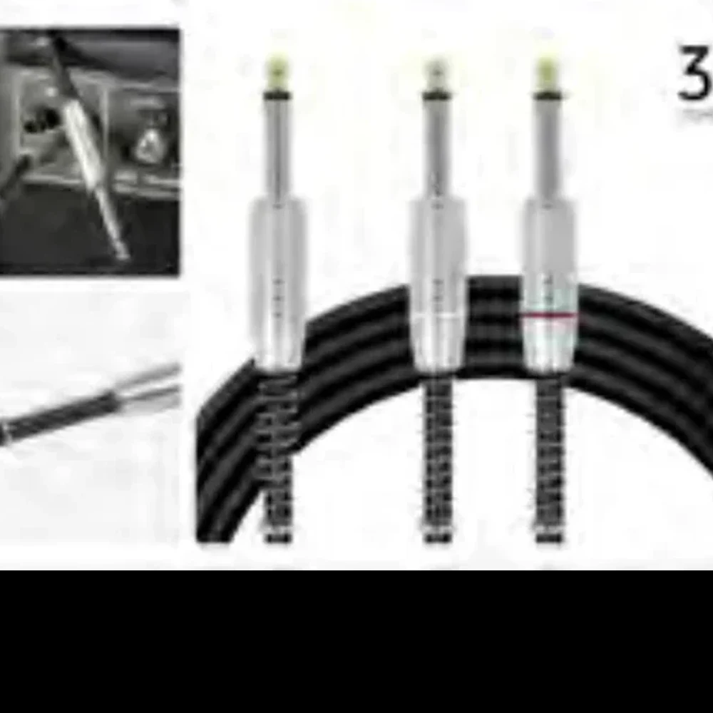 CONECTOR 6,35MM PARA 6,35MM DUPLO MCB-048A