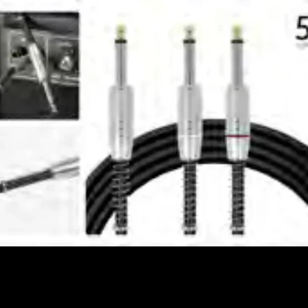 CONECTOR 6,35MM PARA 6,35MM DUPLO MCB-048B