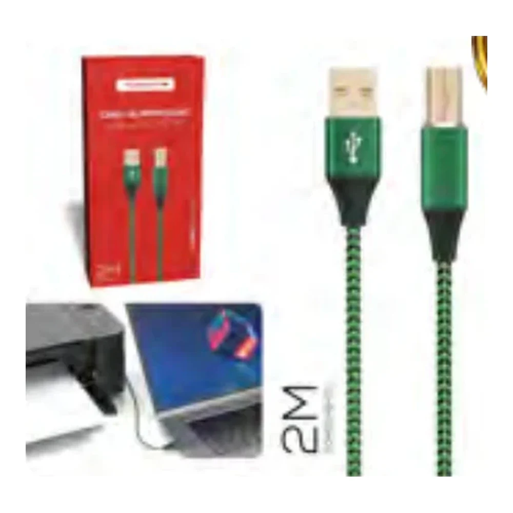 CABO DE IMPRESSÃO USB-A E USB-B 2M MCB-050