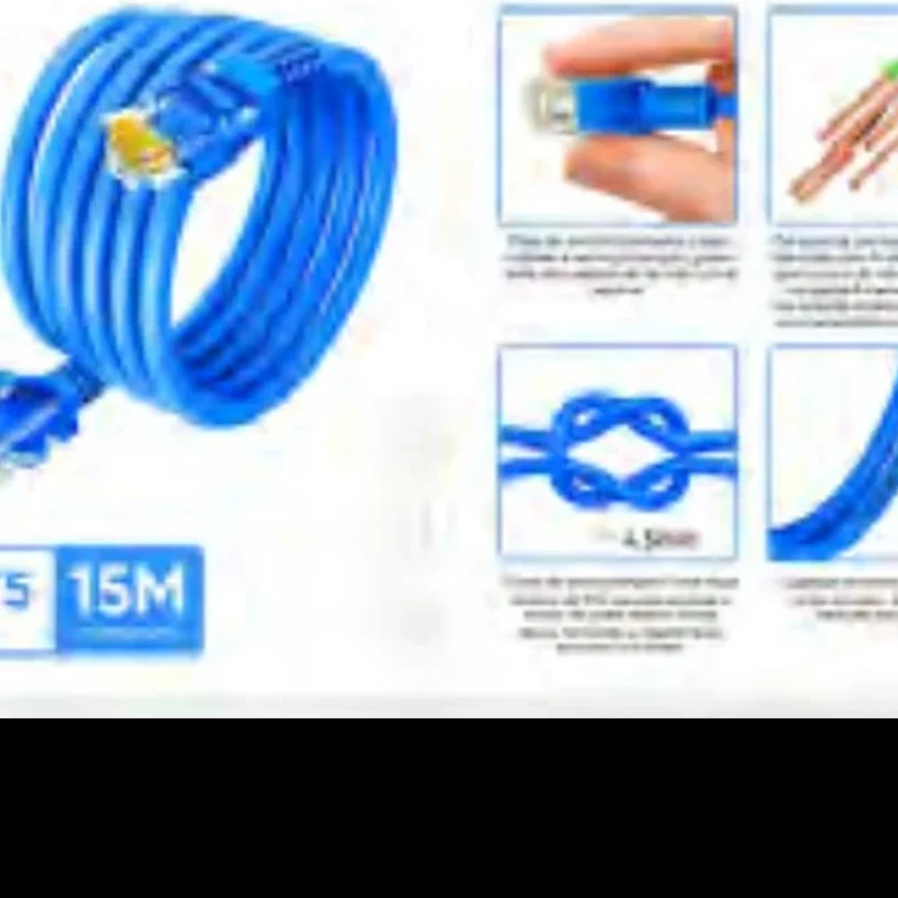 CABO DE REDE CAT5 100 MBPS 30 AWG MCB-1515