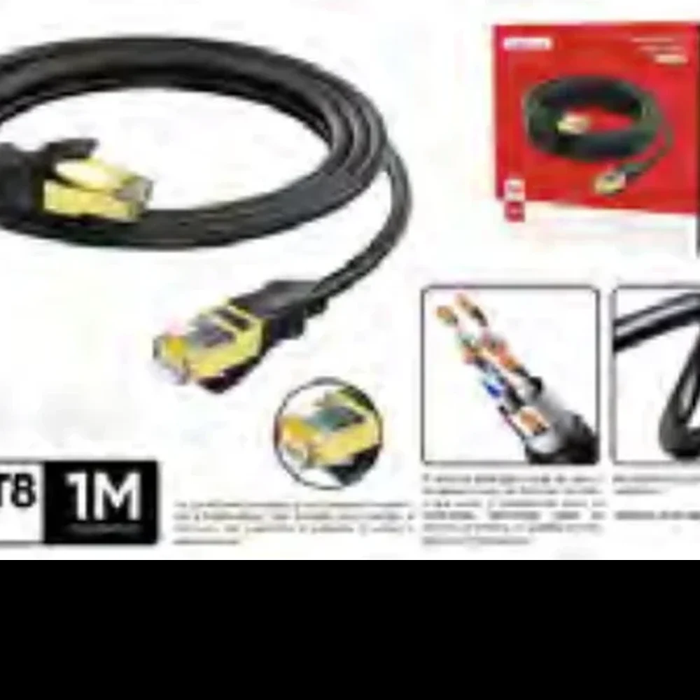 CABO DE REDE CAT8 40 GBS 26 AWG MCB-1801