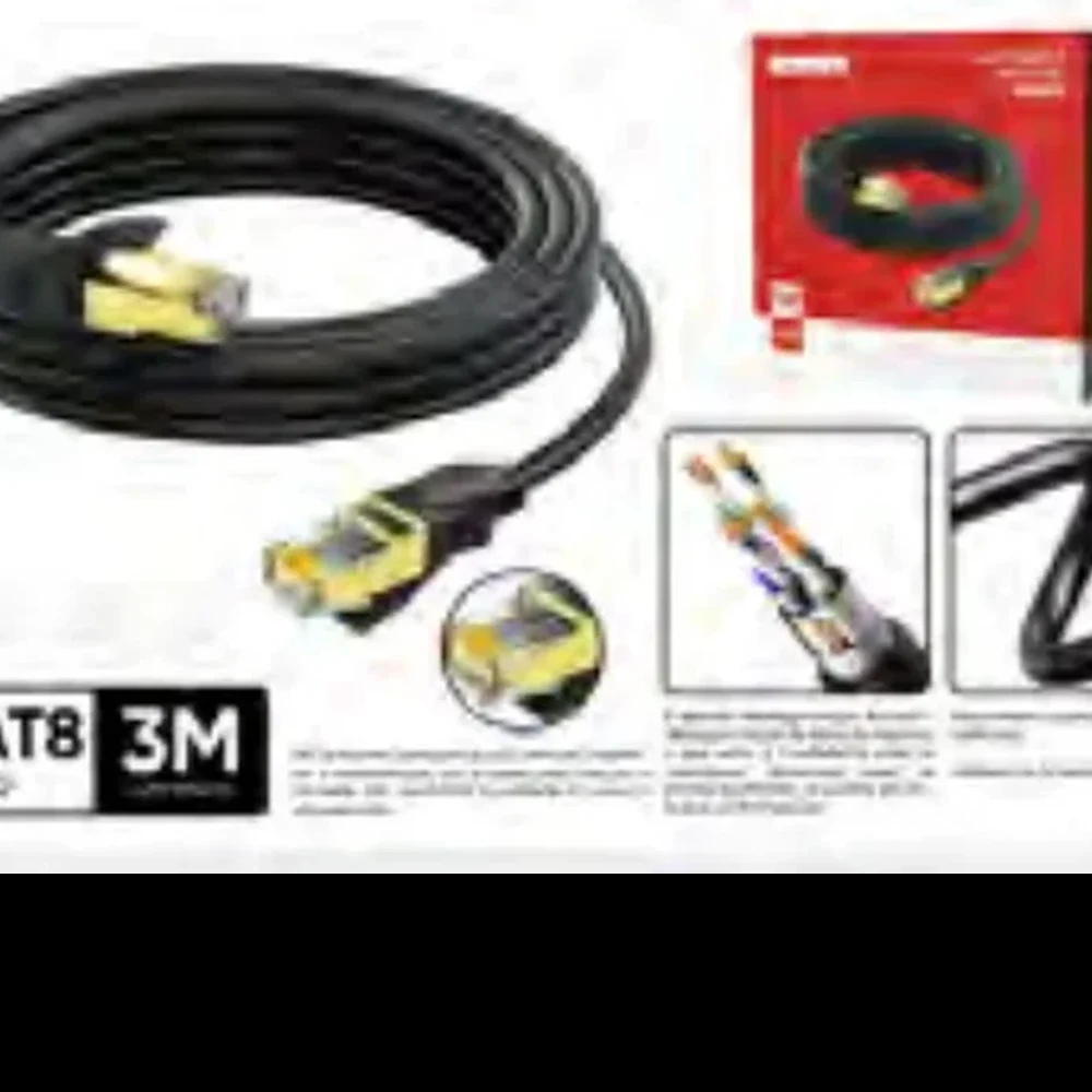 CABO DE REDE CAT8 40 GBS 26 AWG MCB-1803
