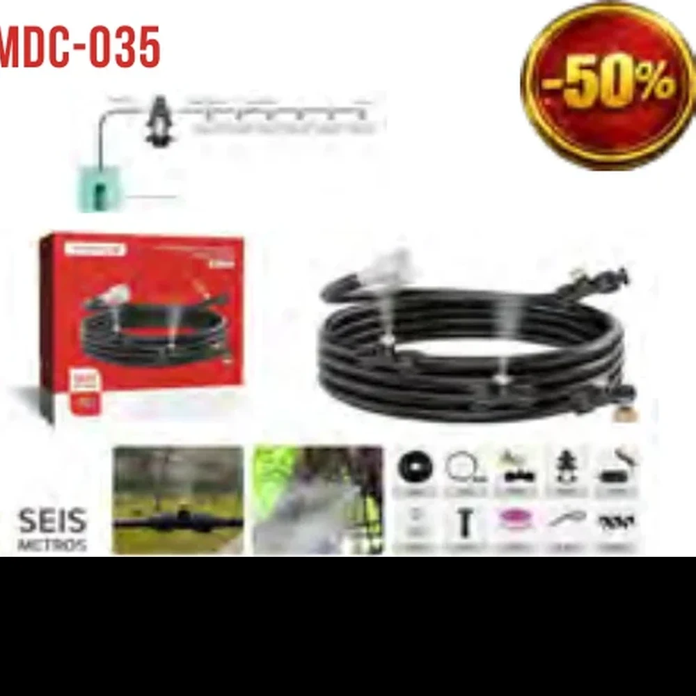 KIT SISTEMA DE IRRIGAÇÃO 6 METROS MDC-035