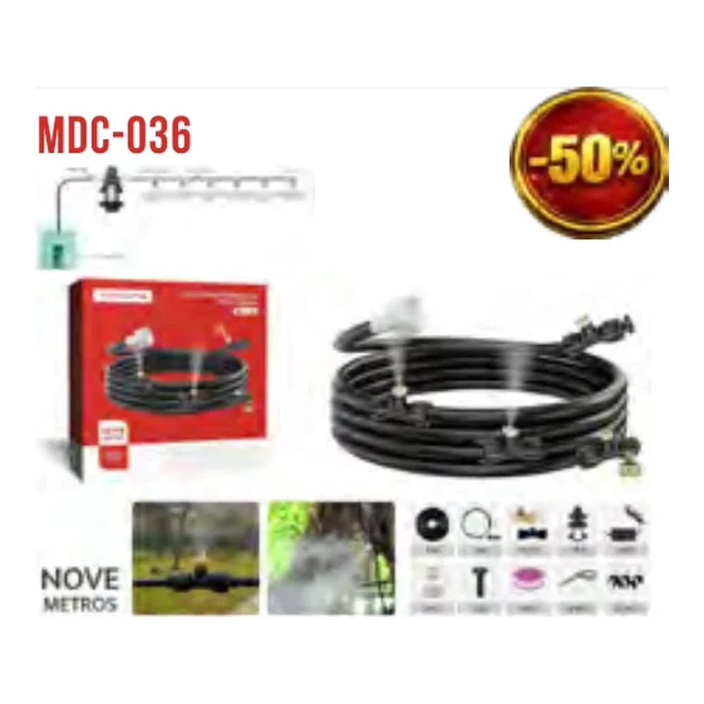 KIT SISTEMA DE IRRIGAÇÃO 9 METROS MDC-036