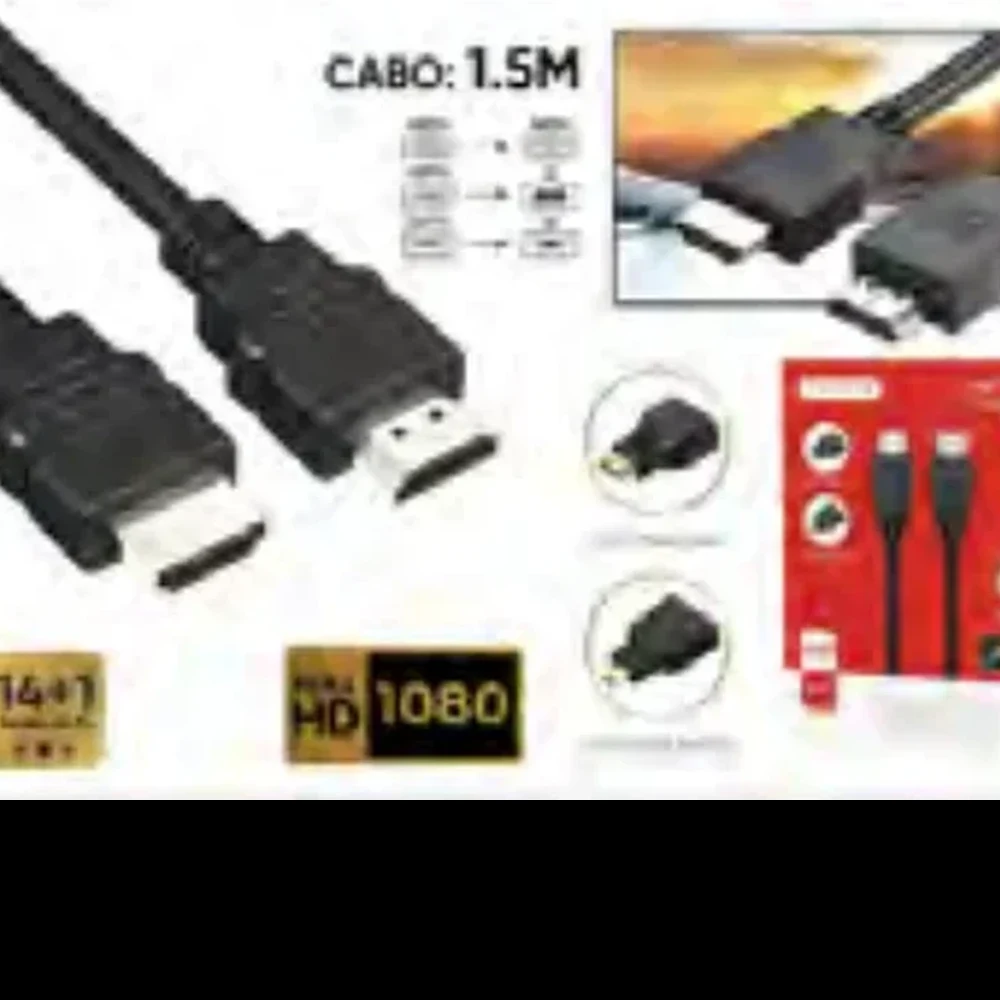 KIT 3 EM 1 CABO HDTV MHD-4035
