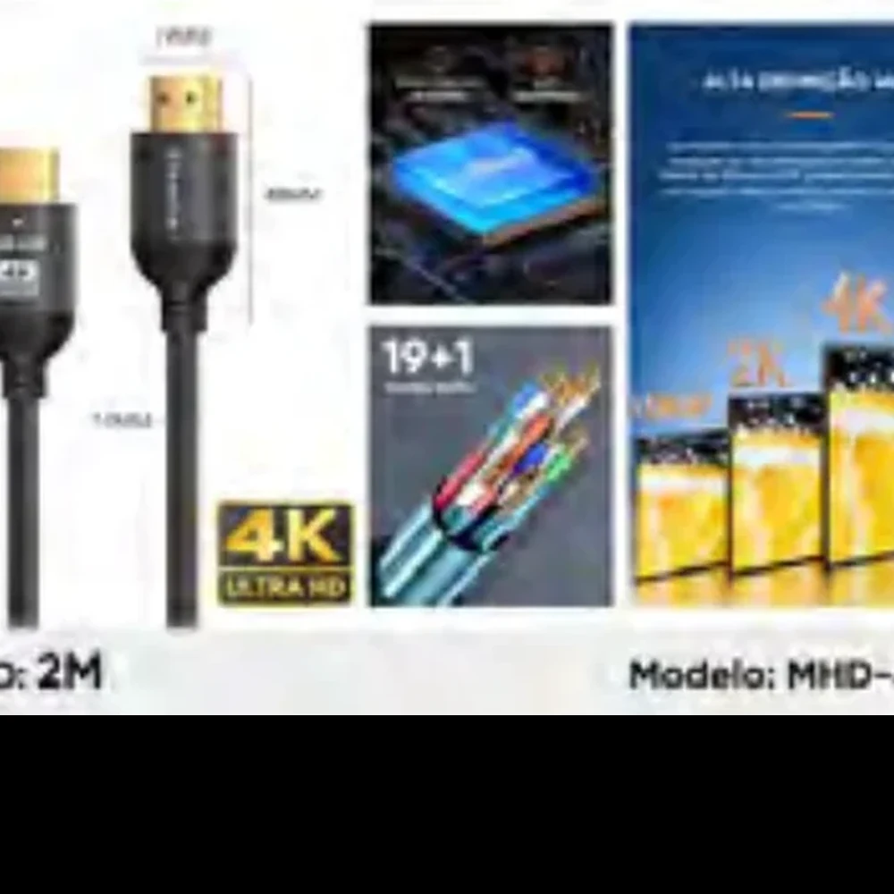 CABO HDMI DE ALTA VELOCIDADE 4K 2M MHD-4502
