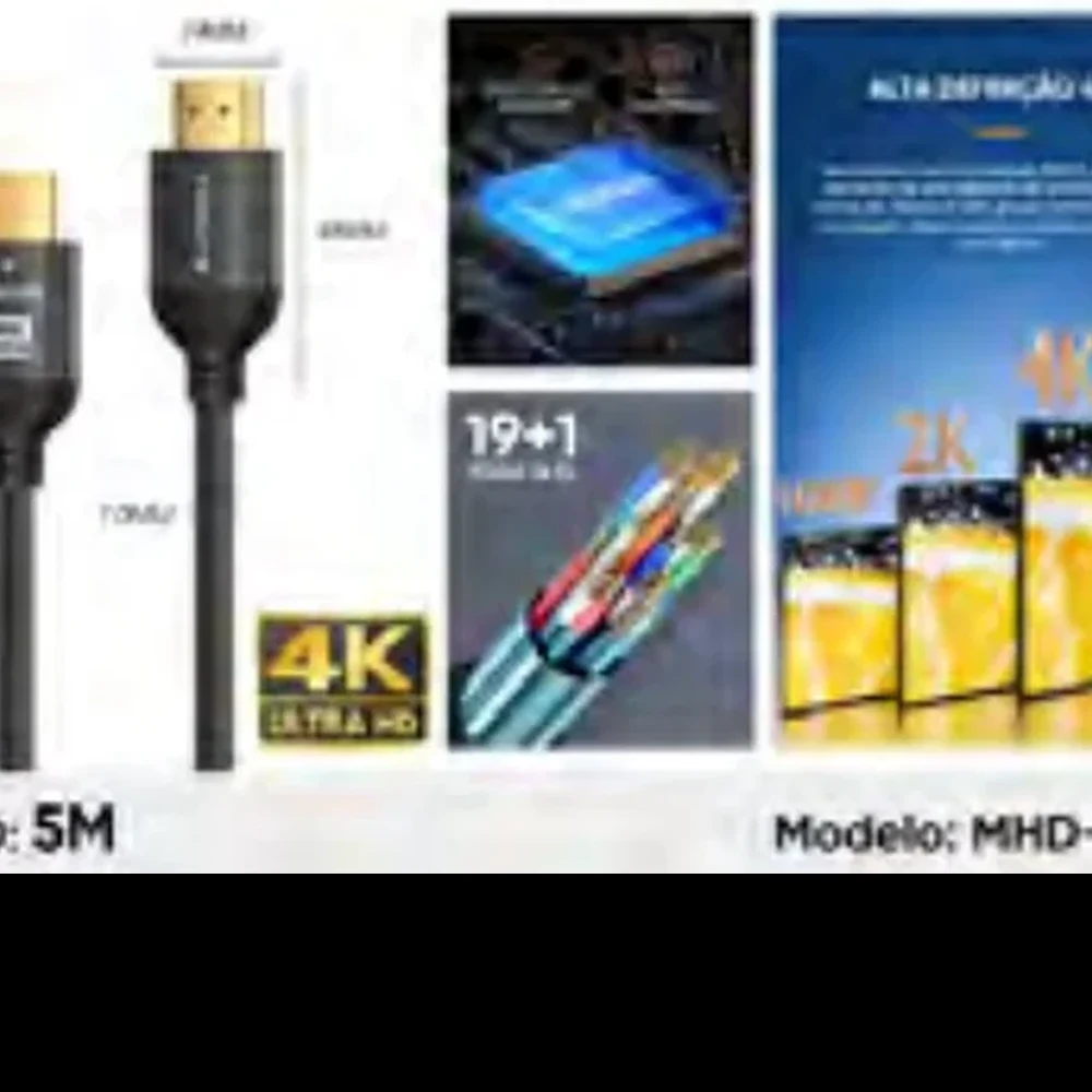 CABO HDMI DE ALTA VELOCIDADE 4K 5M MHD-4505