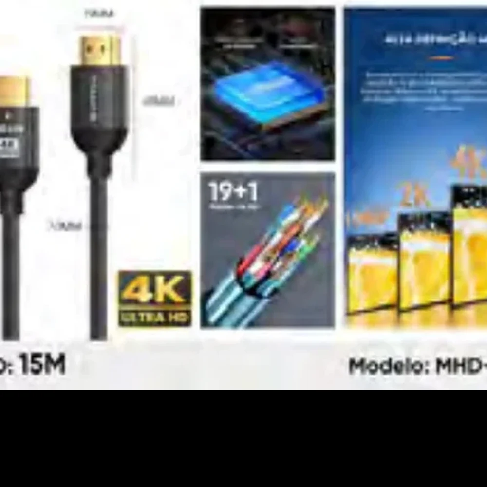 CABO HDMI DE ALTA VELOCIDADE 4K 15M MHD-4515