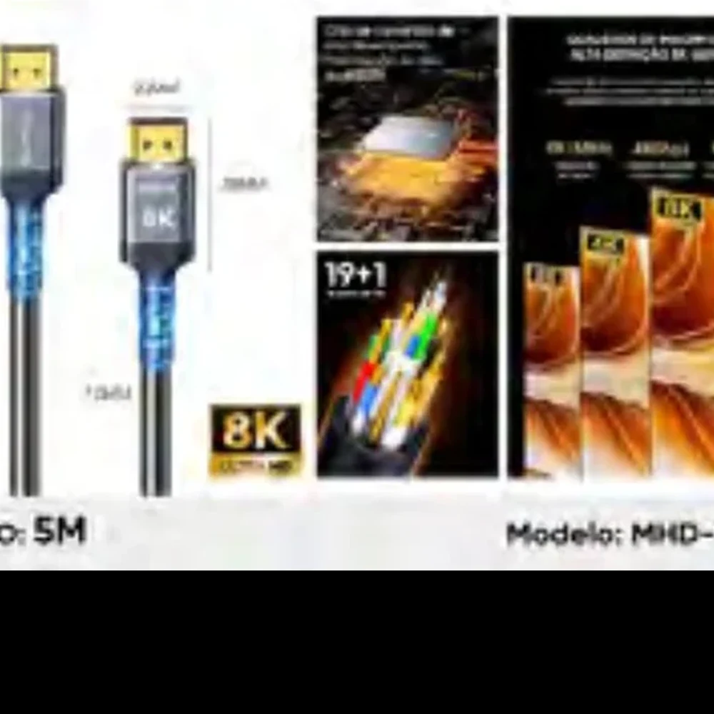 CABO HDMI DE ALTA VELOCIDADE 8K 5M MHD-8105