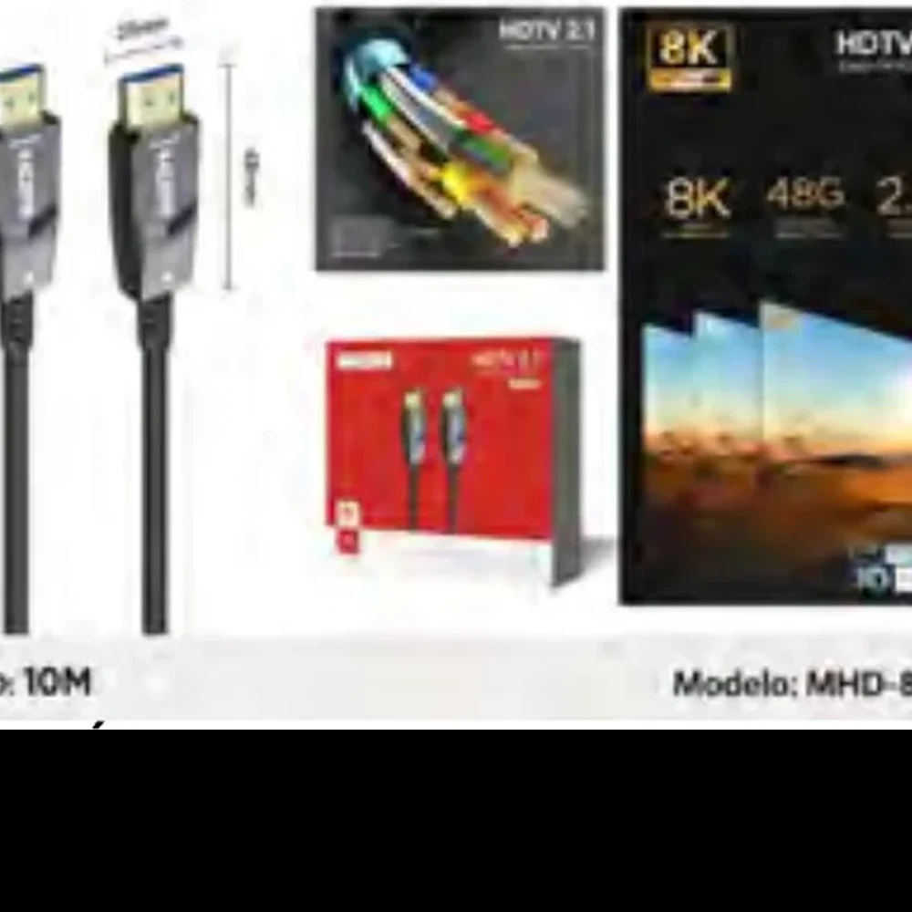 CABO ÓPTICO ATIVO HDTV 2.1 10 METROS MHD-8410