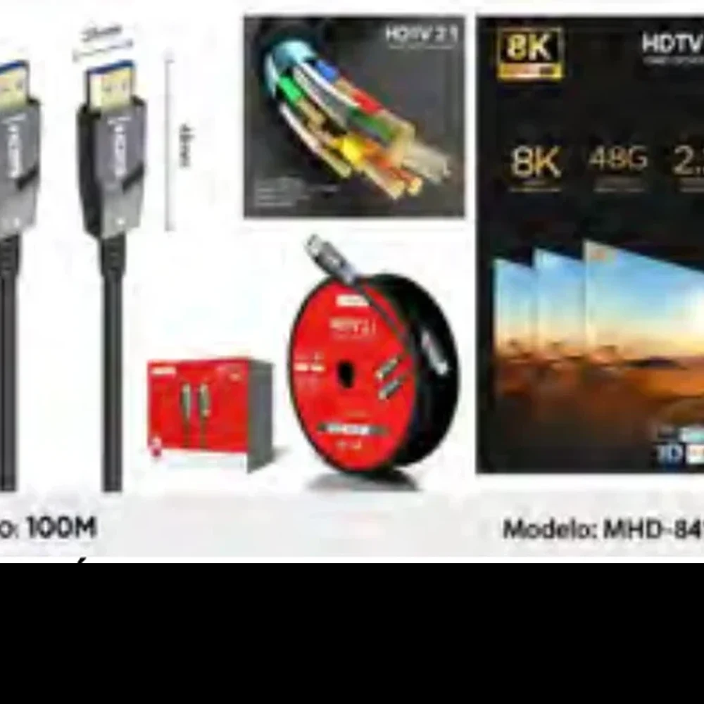 CABO ÓPTICO ATIVO HDTV 2.1 100 METROS MHD-84100
