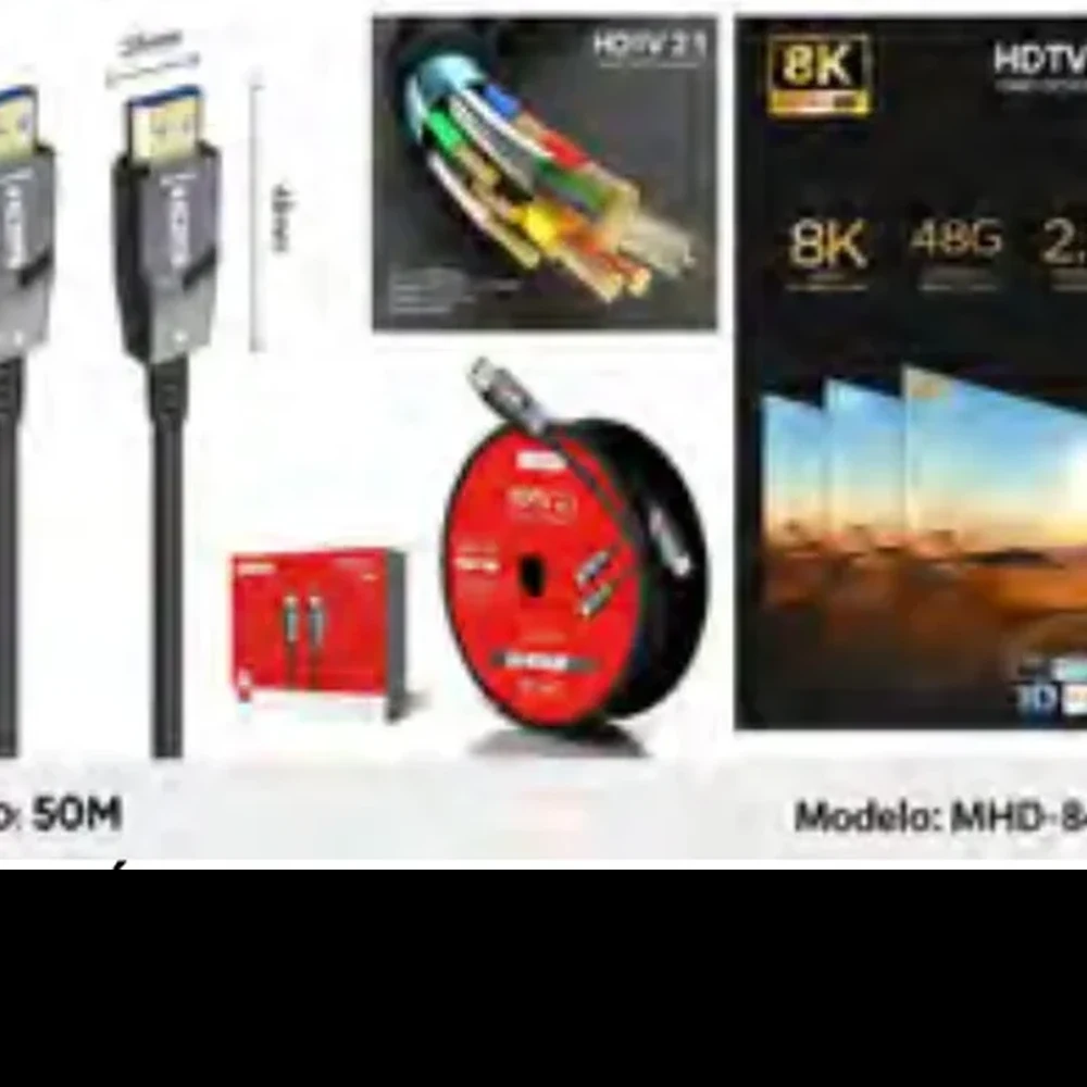 CABO ÓPTICO ATIVO HDTV 2.1 50 METROS MHD-8450