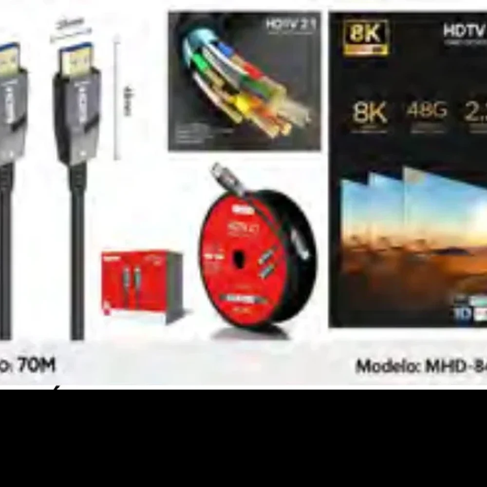 CABO ÓPTICO ATIVO HDTV 2.1 70 METROS MHD-8470