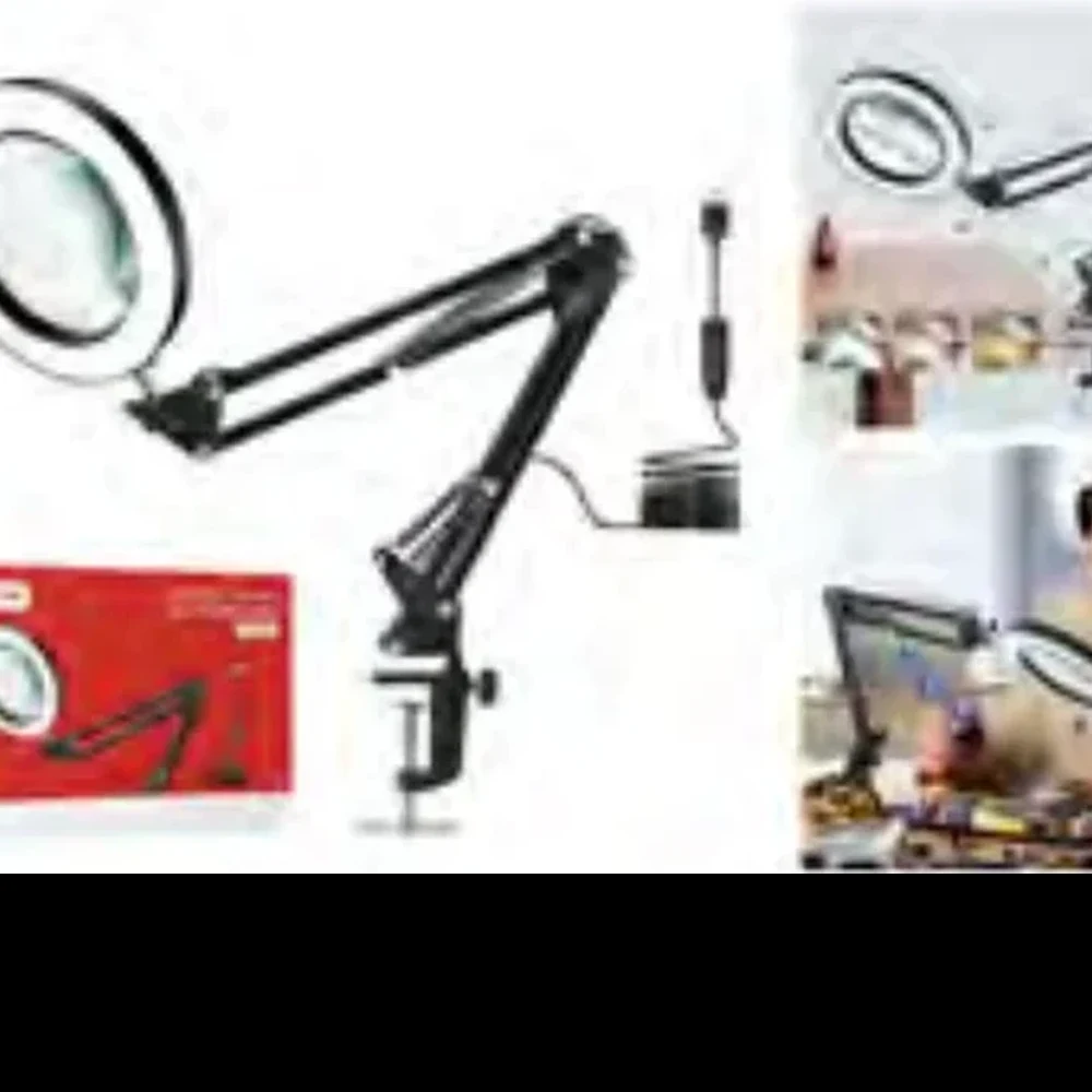 CANDEEIRO DE MESA LED COM LUPA MLG-116